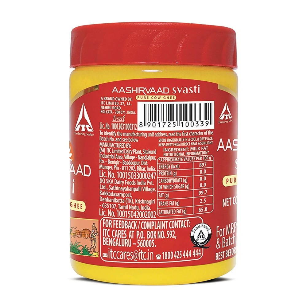 Aashirvaad Svasti Pure Cow Ghee | Premium Desi Ghee with Rich Aroma - Vamzn#