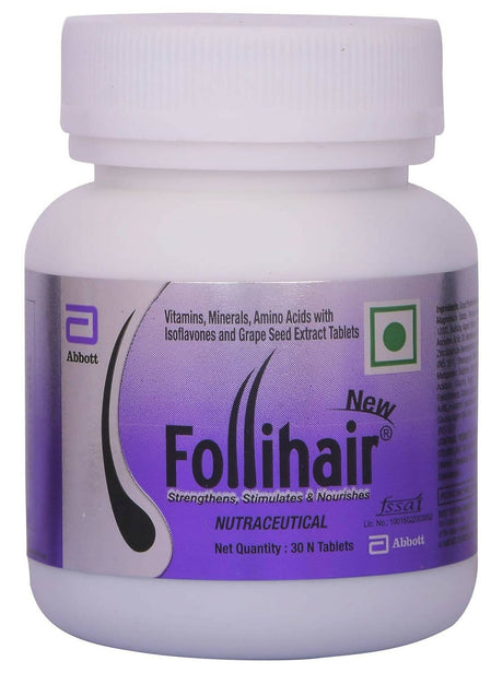 Abbott New Follihair Tablets, For Hair Growth - Vamzn#