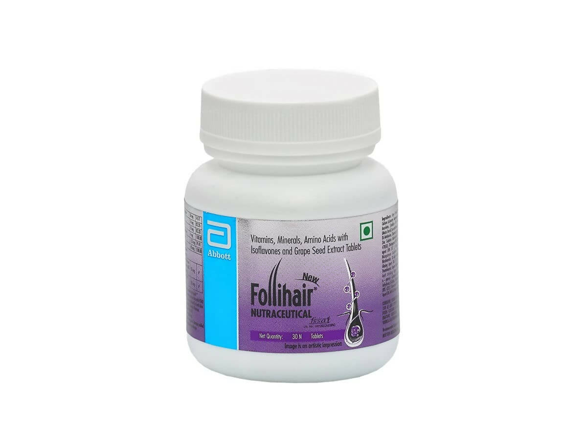 Abbott New Follihair Tablets, For Hair Growth - Vamzn#