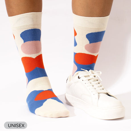 Abstract Pattern Socks - Vamzn#