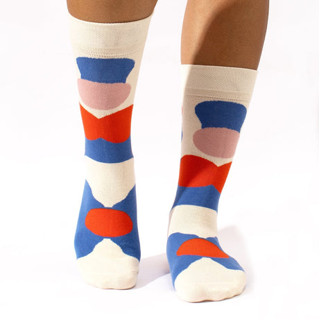 Abstract Pattern Socks - Vamzn#