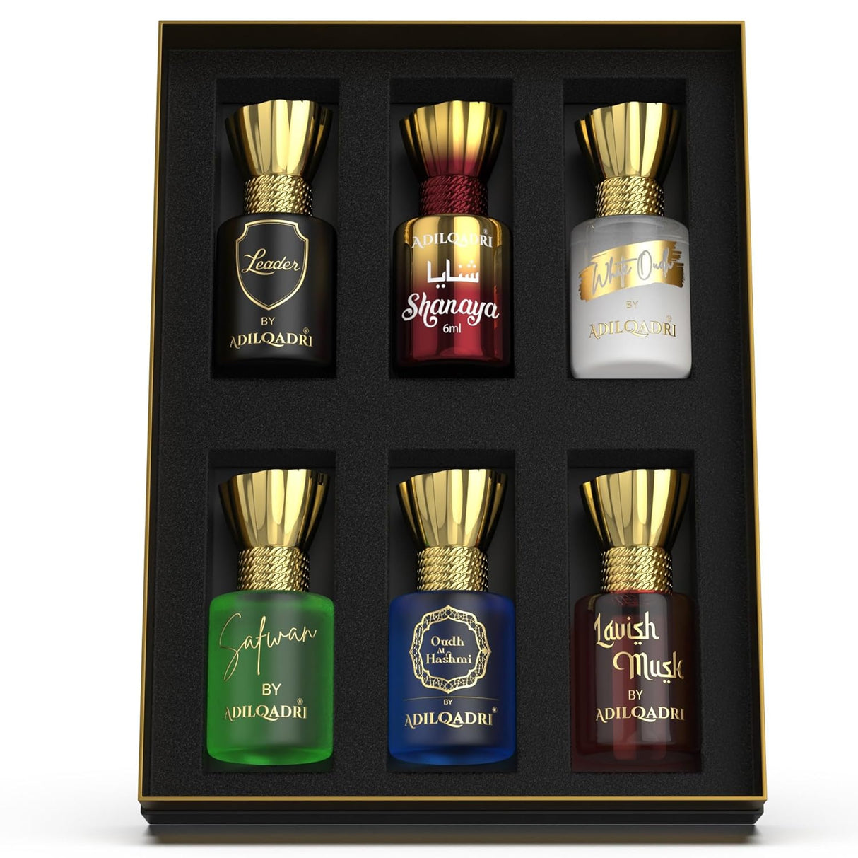 Adilqadri Assorted Luxury Alcohol Free Long Lasting Roll - On Attar Perfume Gift Set For Unisex (5.5 Ml Each) - Vamzn#