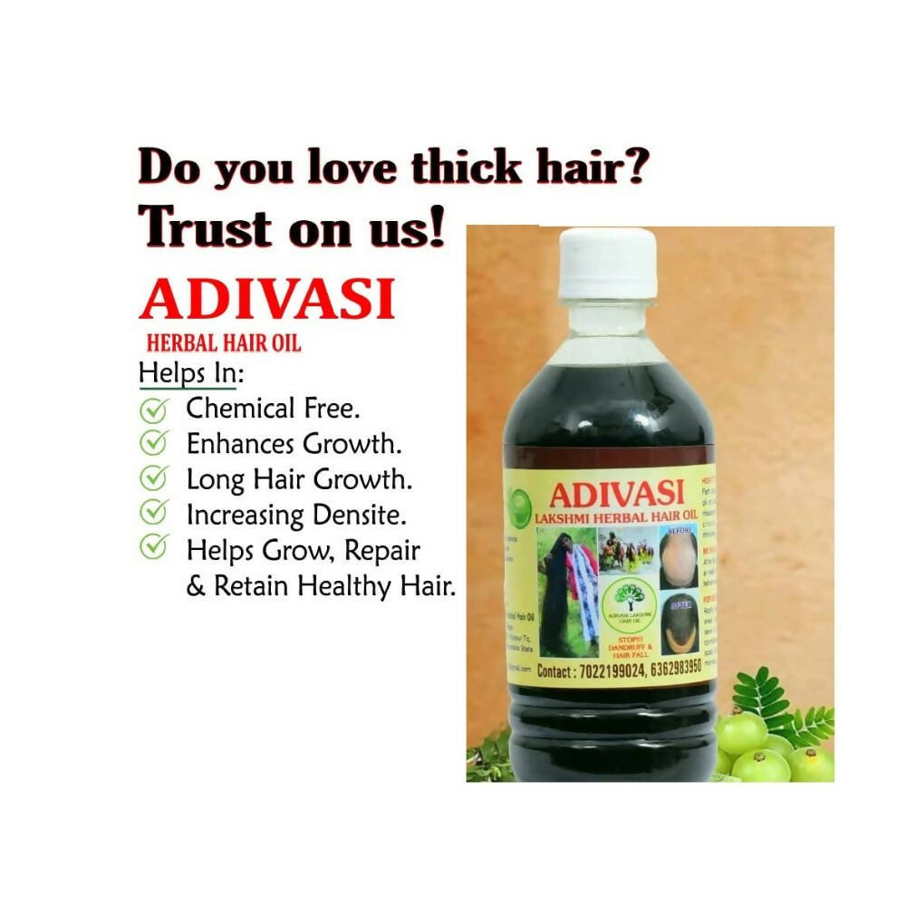 Adivasi Lakshmi Herbal Hair Oil - Vamzn#