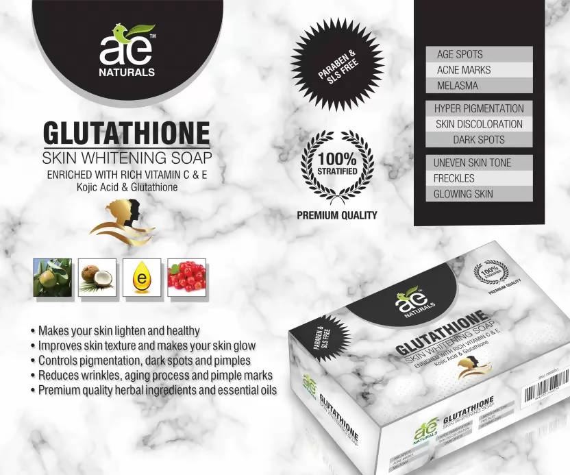 Ae Naturals Glutathione Skin Lightening Soap - Vamzn#