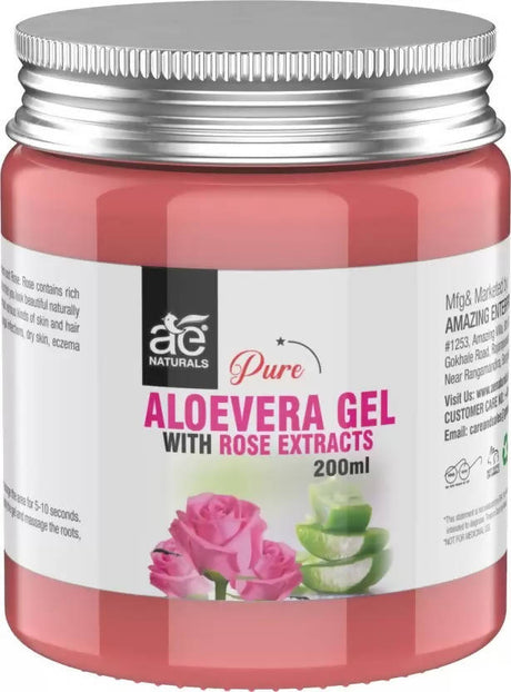 Ae Naturals Pure Aloevera Gel With Rose Extracts - Vamzn#