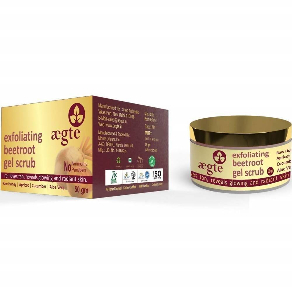 Aegte Exfoliating Beetroot Gel Scrub - Vamzn#