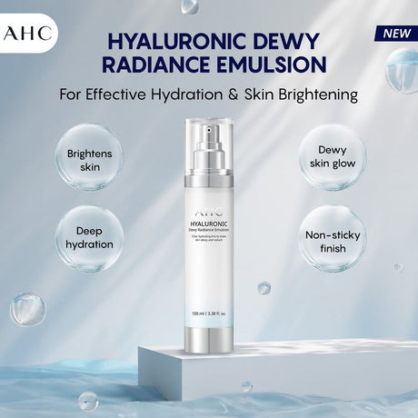 AHC Hyaluronic Dewy Radiance Emulsion Lightweight Moisturizer - Korean skincare - Vamzn#