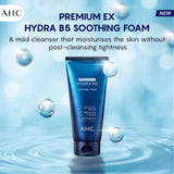 AHC Premium EX Hydra B5 Soothing Foam Face Cleanser - Korean skincare - Vamzn#