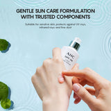 AHC Safe On Light Sun Serum With SPF 50+ & PA+++ - Korean skincare - Vamzn#