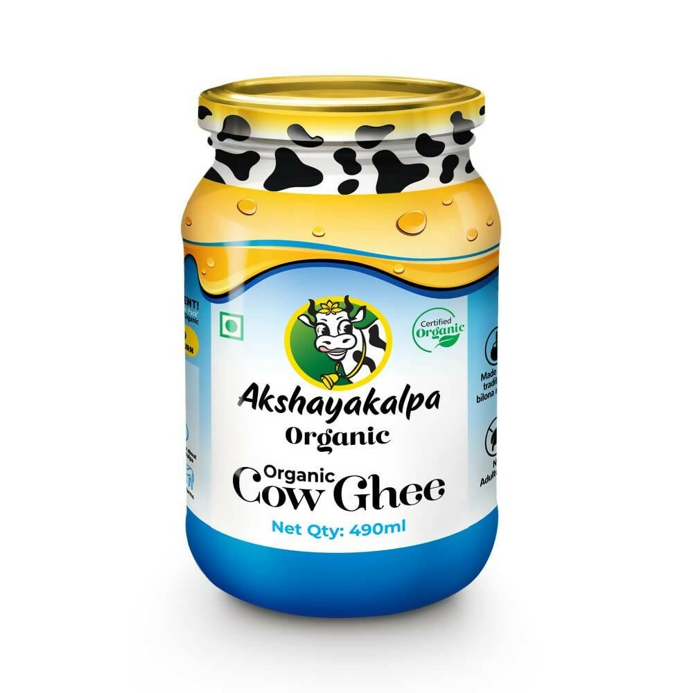 Akshayakalpa Organic Cow Ghee | Pure Organic Ghee | Certified Organic Desi Ghee - Vamzn#