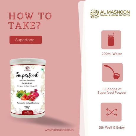 Al Masnoon Super Food Plant - Based Powder - Vamzn#