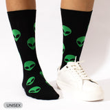 Alien & Honey Bee Crew Socks - Vamzn#