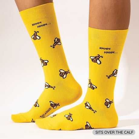 Alien & Honey Bee Crew Socks - Vamzn#