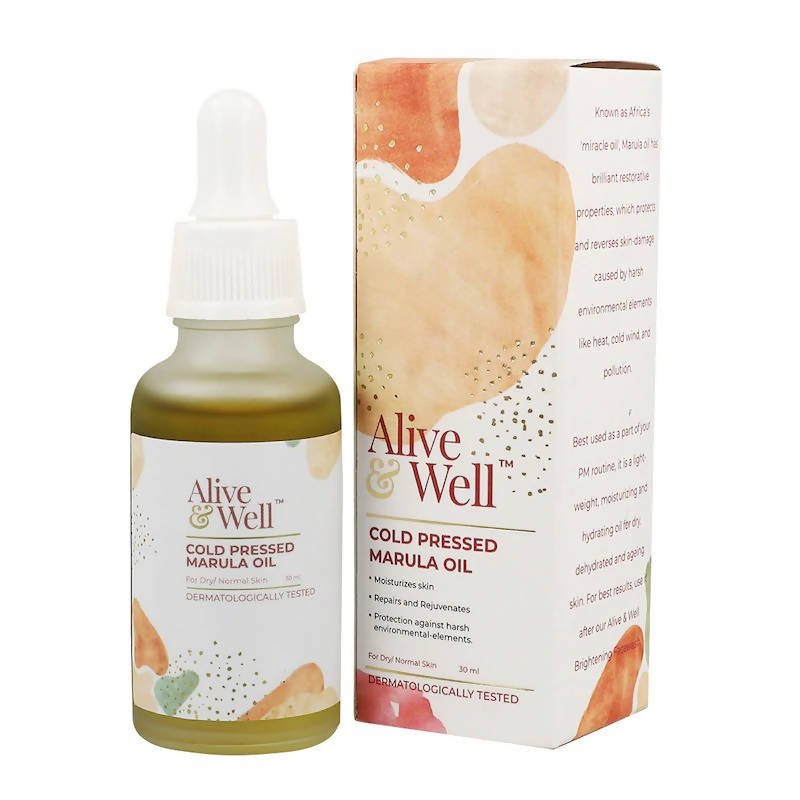 Alive & Well Cold Pressed Marula Face Oil - Vamzn#