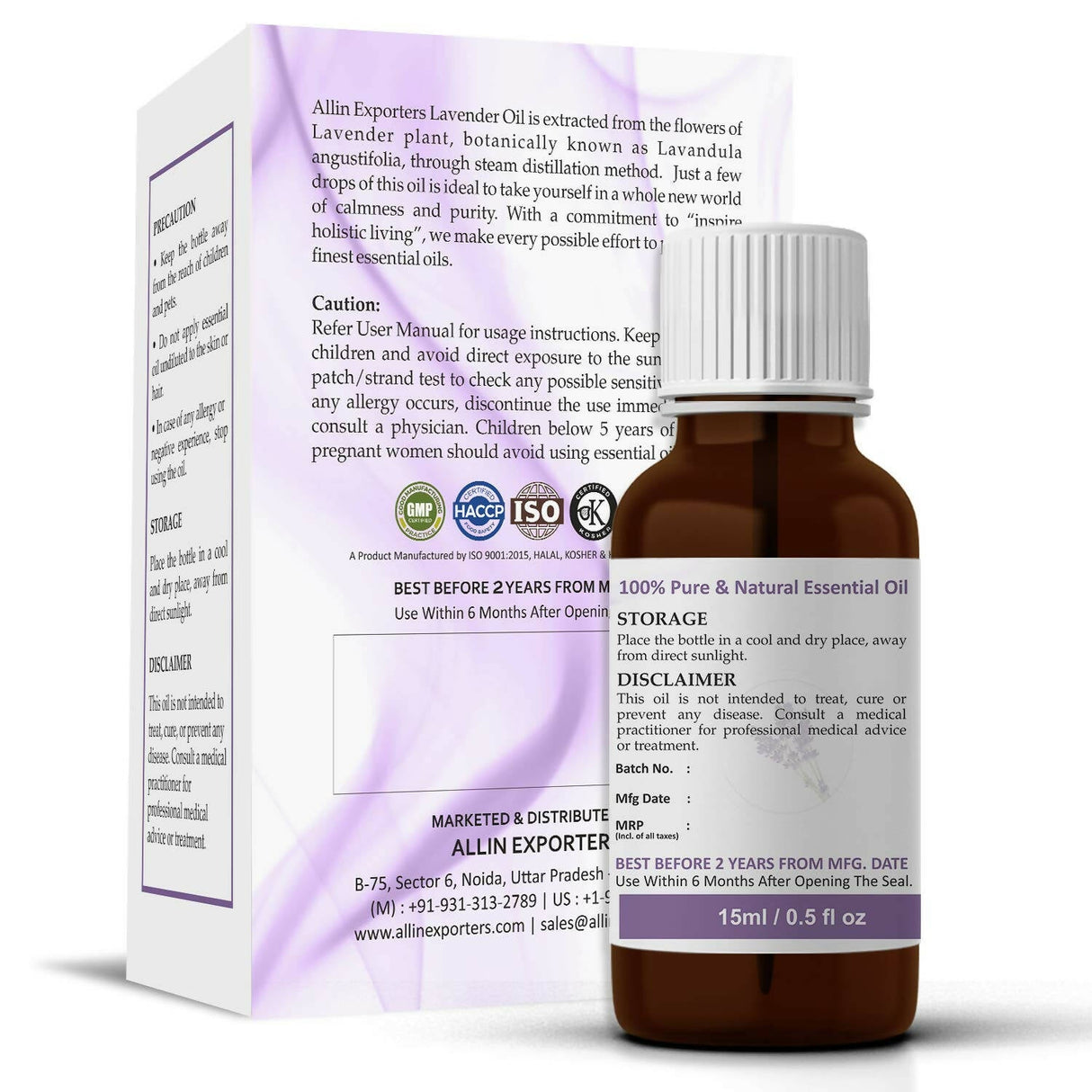 Allin Exporters Lavender Essential Oil - Vamzn#