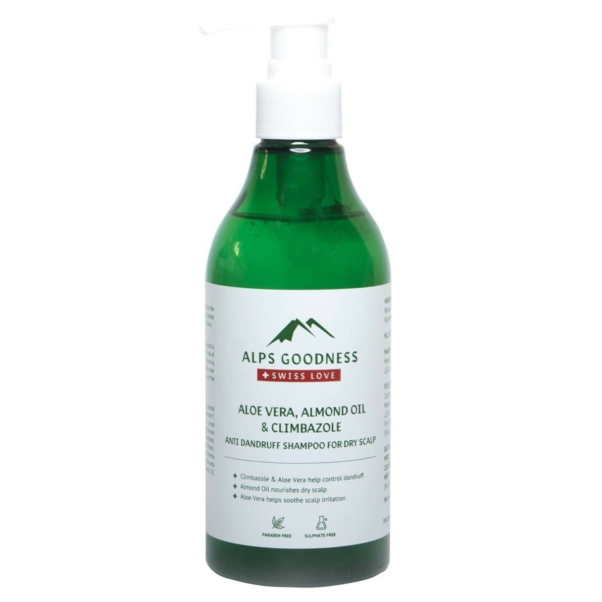 Alps Goodness Aloe Vera, Almond Oil & Climbazole Anti - Dandruff Shampoo - Vamzn#