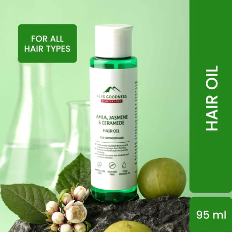 Alps Goodness Amla, Jasmine & Ceramide Hair Oil - Vamzn#