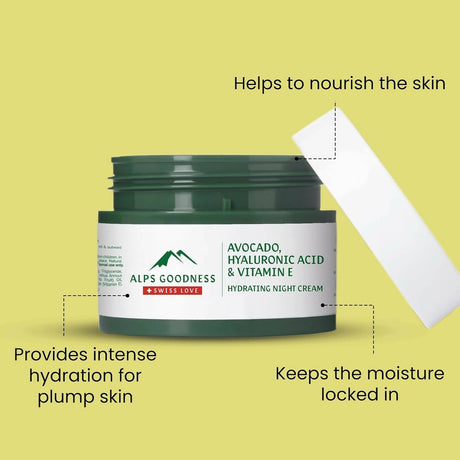 Alps Goodness Avocado, Hyaluronic Acid & Vitamin E Hydrating Night Cream - Vamzn#