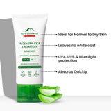 Alps Goodness Blue Light Protection Sunscreen For Normal to Dry Skin SPF 50 PA+++ with Aloe Vera, Cica & Allantoin - Vamzn#