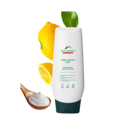 Alps Goodness Curd, Lemon & ZPTO Anti Dandruff Hair Conditioner - Vamzn#