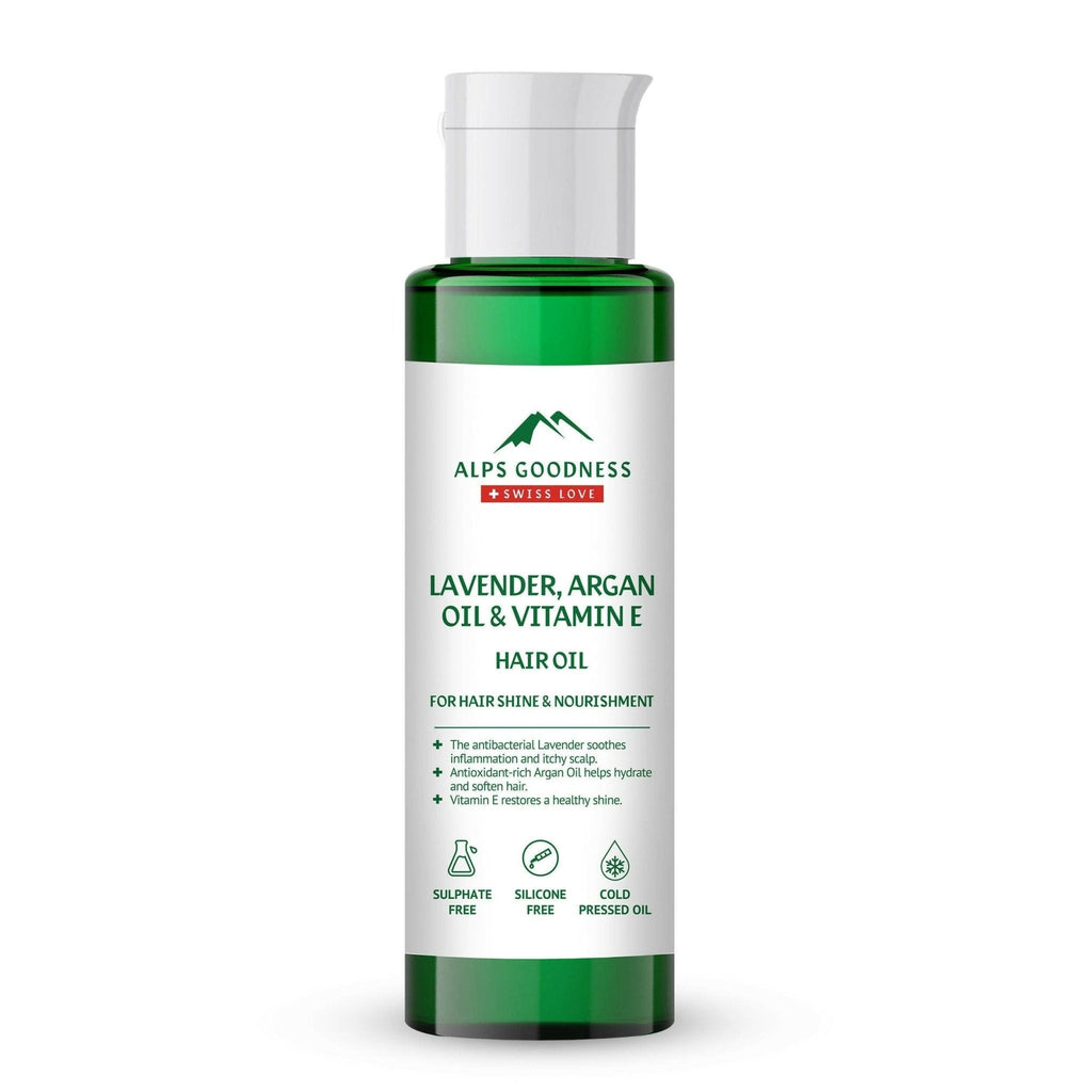 Alps Goodness Lavender, Argan Oil & Vitamin E Hair Oil - Vamzn#