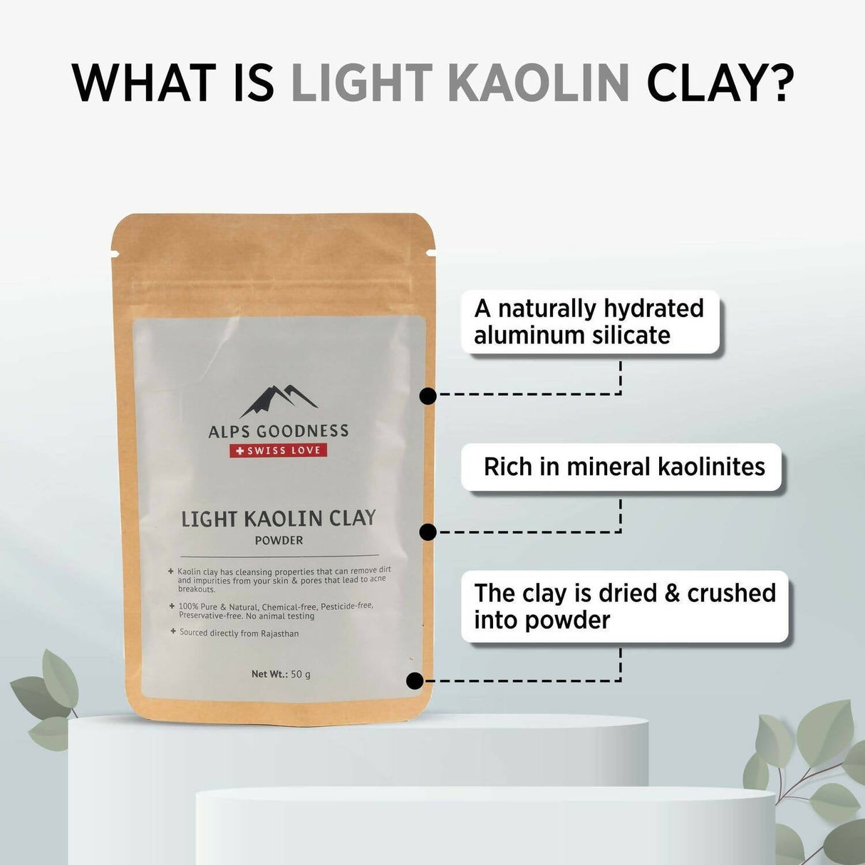 Alps Goodness Light Kaolin Clay Powder - Vamzn#