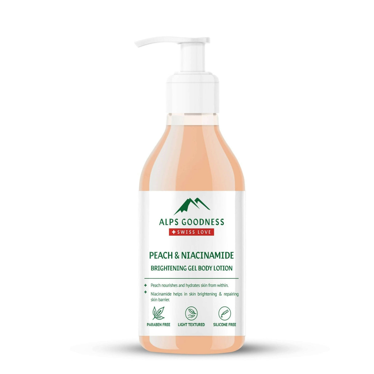 Alps Goodness Peach & Niacinamide Brightening Gel Body Lotion - Vamzn#