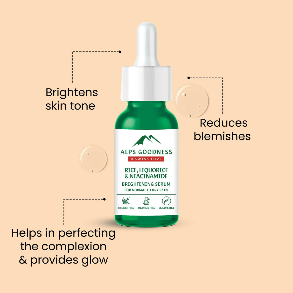 Alps Goodness Rice Liquorice & Niacinamide Brightening Serum - Vamzn#