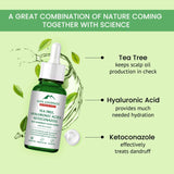 Alps Goodness Tea Tree, Hyaluronic Acid & Ketoconazole Anti Dandruff Scalp Serum - Vamzn#