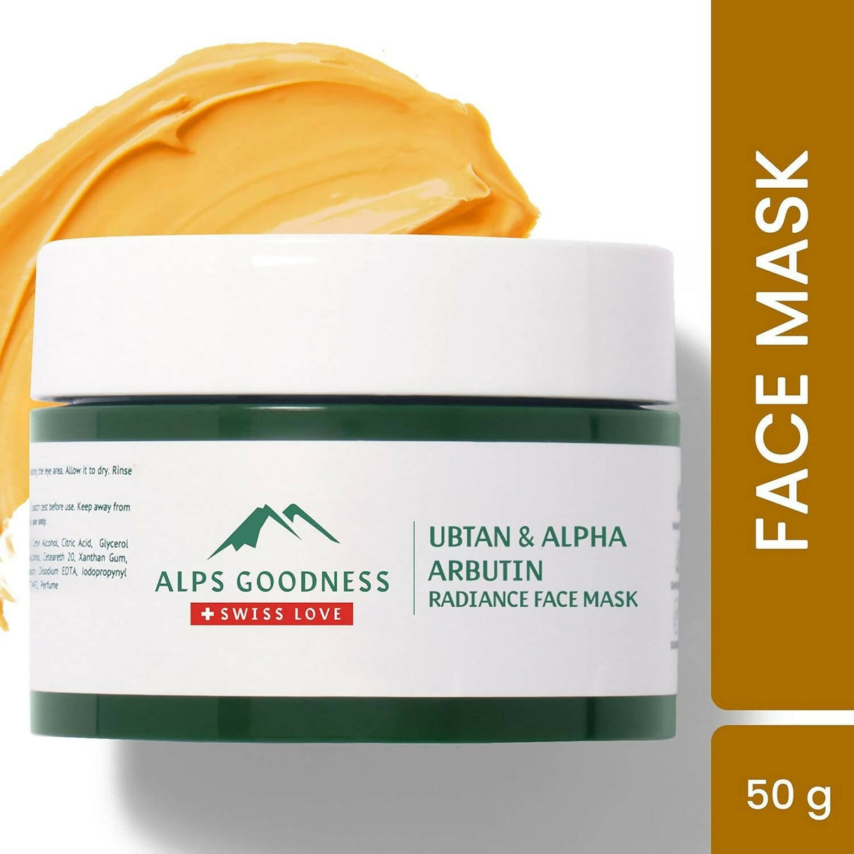 Alps Goodness Ubtan & Alpha Arbutin Radiance Clay Face Mask - Vamzn#