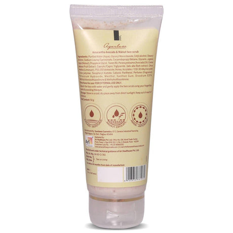 Amarantha Ayurvedic Avocado & Walnut Face Scrub - Vamzn#