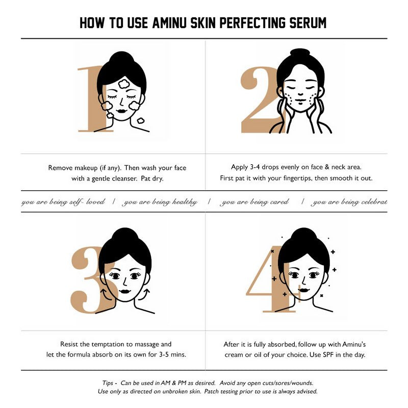 Aminu Skin Perfecting Serum for Acne Scars & Pores Minimizing - Vamzn#