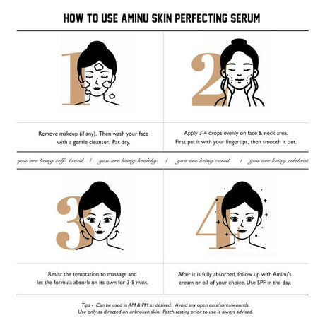 Aminu Skin Perfecting Serum for Acne Scars & Pores Minimizing - Vamzn#