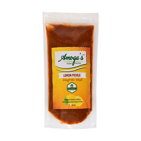 Amoga's Pickles Factory Andhra Style Lemon Pickle - Vamzn#