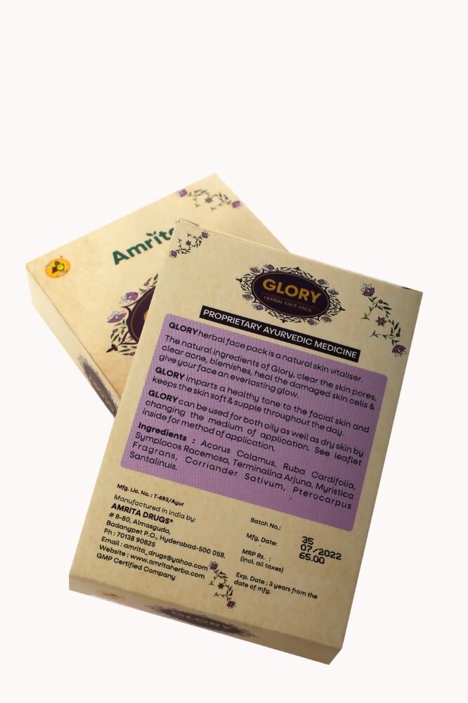 Amrita Glory Herbal Face Pack - Vamzn#