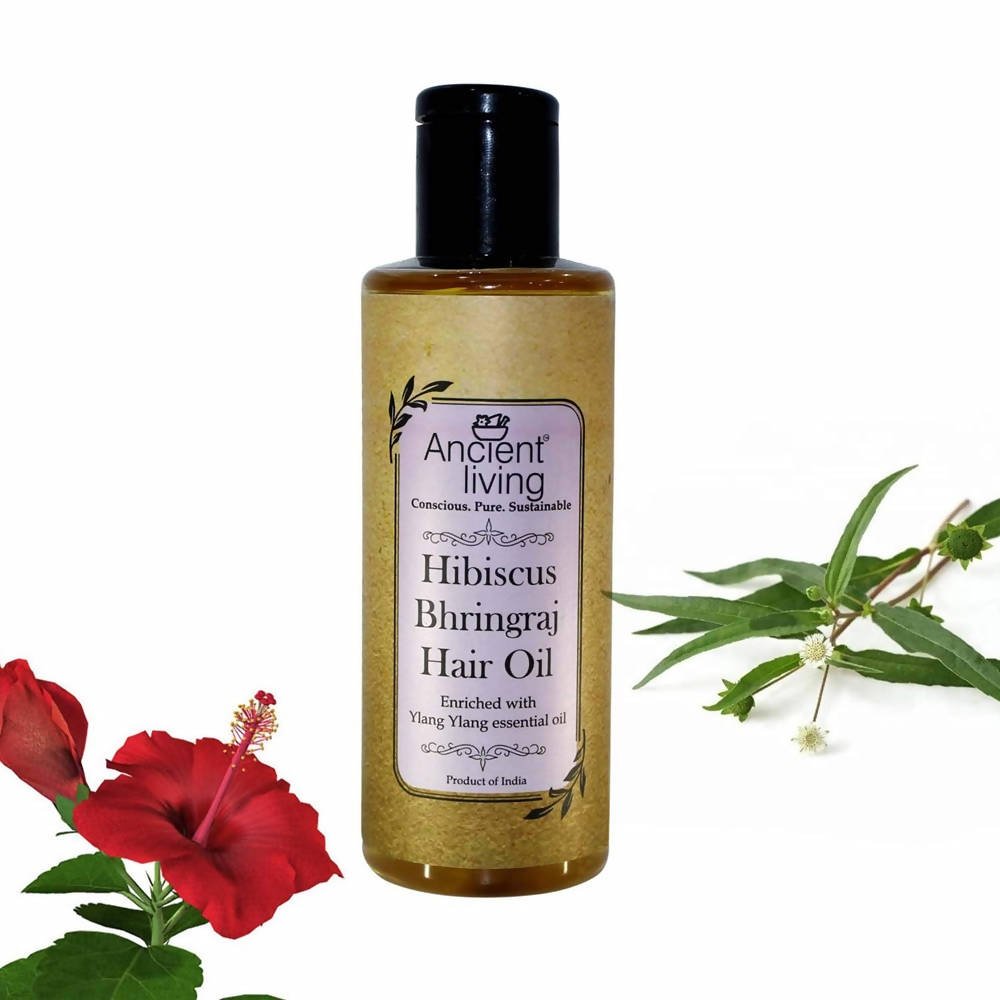 Ancient Living Hibiscus Bhringraj Hair Oil - Vamzn#