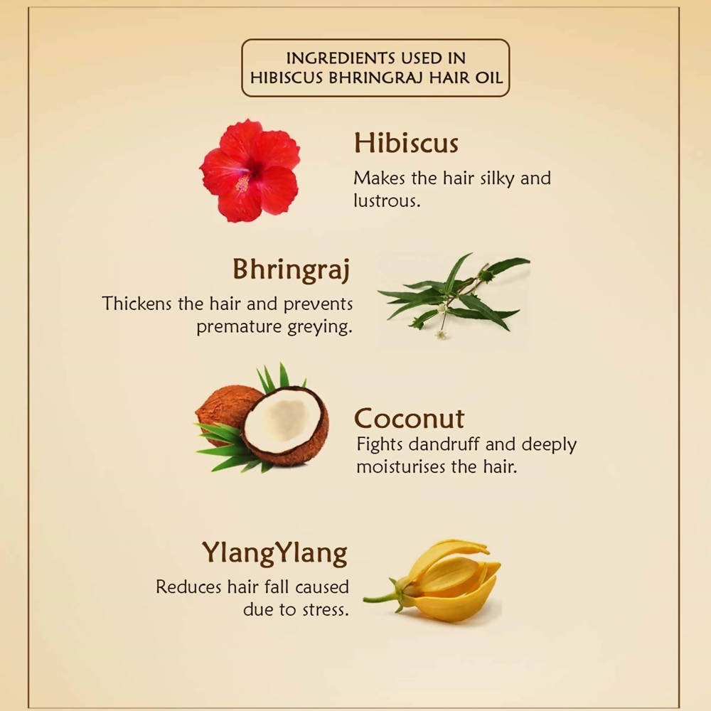 Ancient Living Hibiscus Bhringraj Hair Oil - Vamzn#