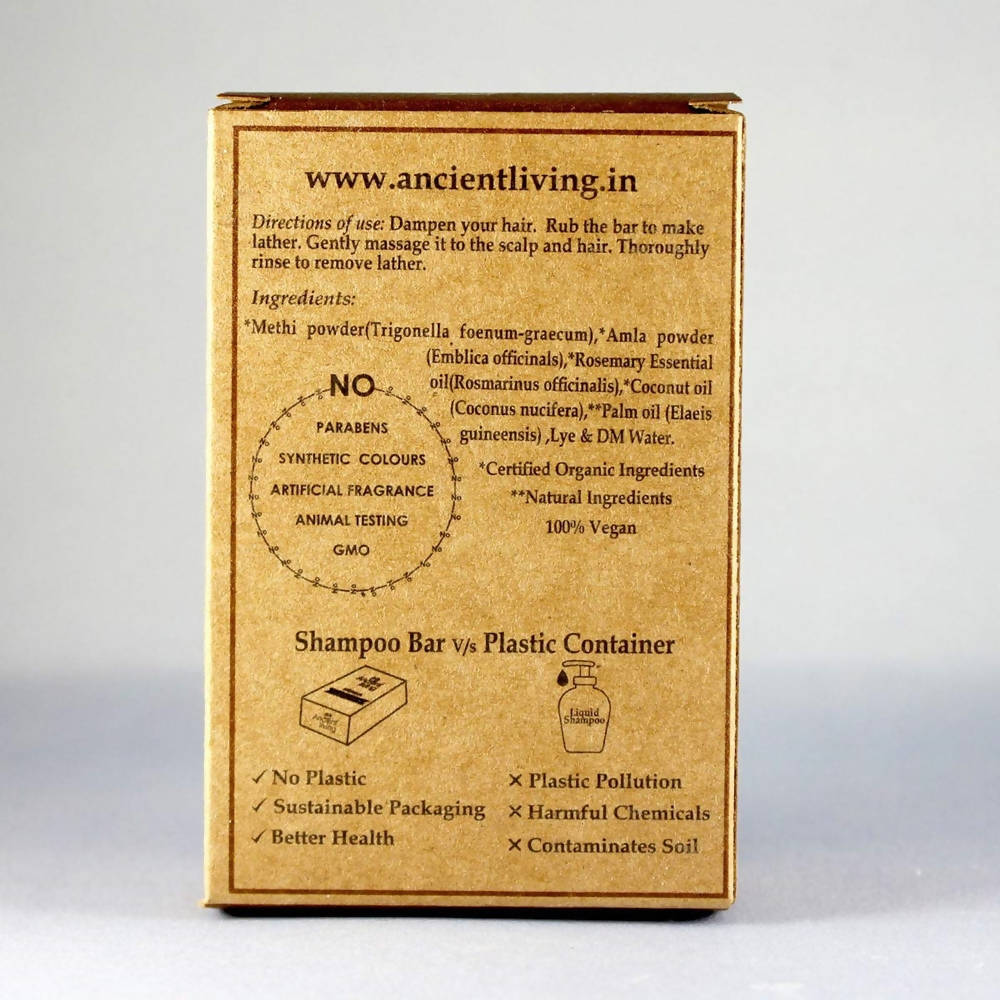 Ancient Living Methi & Amla Shampoo Bar - Vamzn#