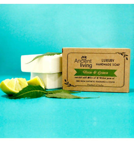 Ancient Living Neem & Lemon Luxury Handmade Soap - Vamzn#