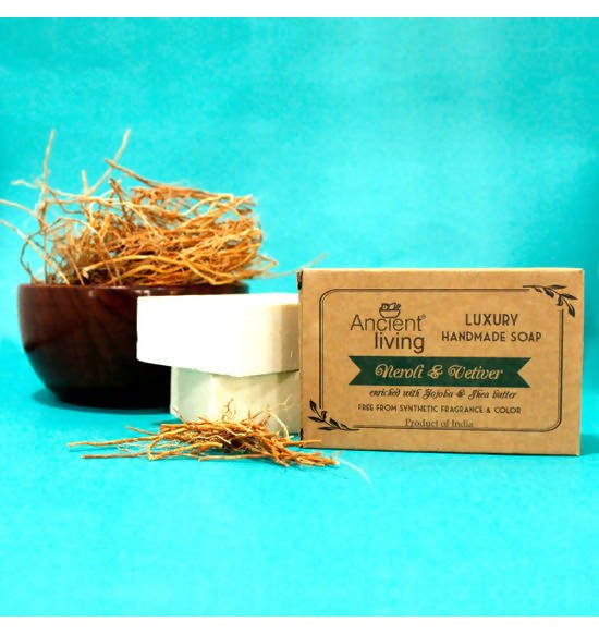 Ancient Living Neroli & Vetiver Luxury Handmade Soap - Vamzn#