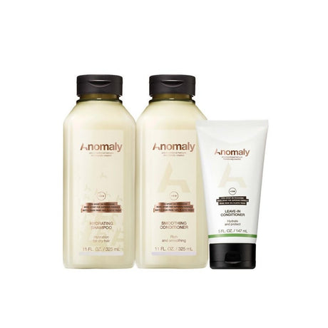 Anomaly by Priyanka Chopra Hydrating Shampoo, Smoothing Conditioner & Leave - In Conditioner Combo - Vamzn#