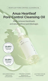 Anua Heartleaf Pore Control Cleansing Oil - Korean Skincare - Vamzn#