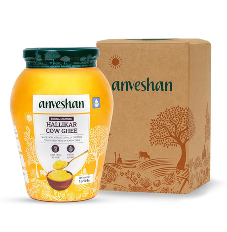 Anveshan A2 Desi Cow Ghee | Pure, Natural & Healthy Ghee | A2 Gir Cow Ghee - Vamzn#
