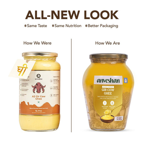 Anveshan A2 Desi Cow Ghee | Pure, Natural & Healthy Ghee | A2 Gir Cow Ghee - Vamzn#