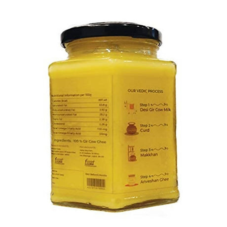 Anveshan Gir Cow Ghee | Vedic Bilona Method Ghee | Organic Ghee From Desi Cow Milk - Vamzn#