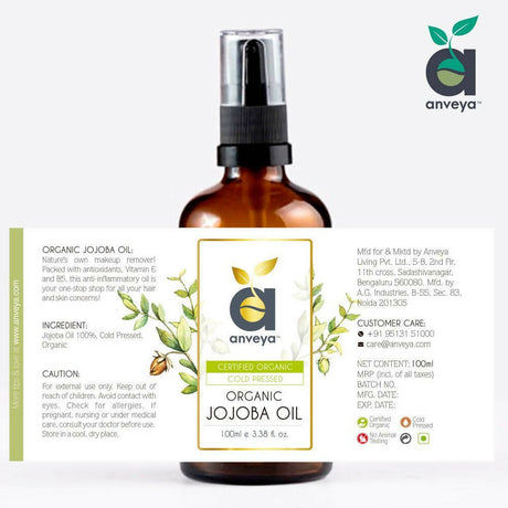 Anveya Jojoba Oil - Vamzn#