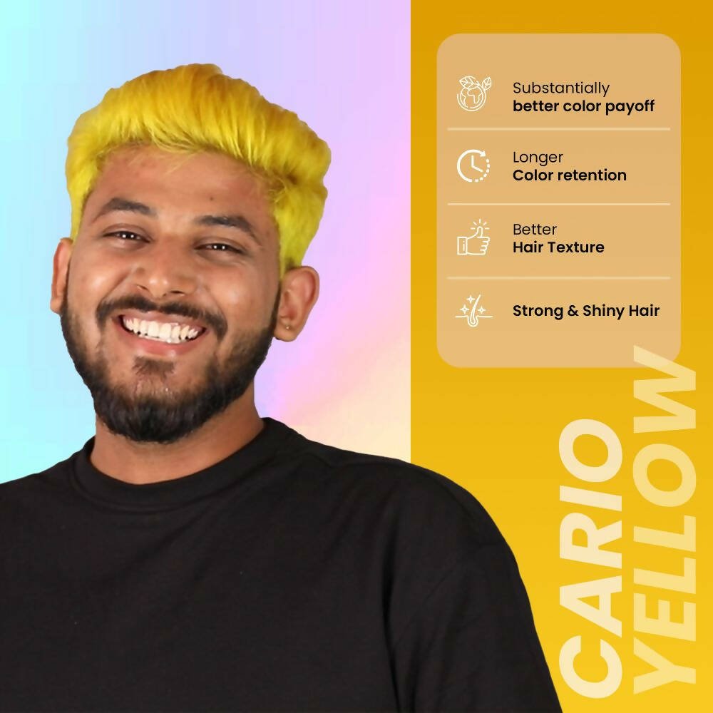 Anveya Semi Permanent Hair Color - Cairo Yellow - Vamzn#