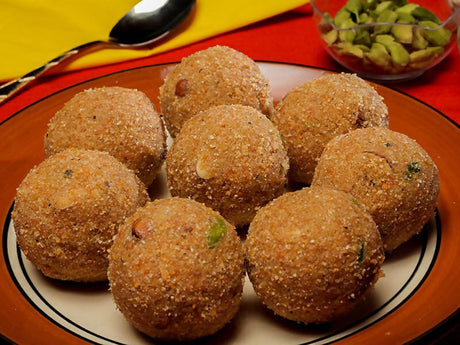 Anything But Sugar Badam Atta Ka Ladoo (jaggery) - Vamzn#