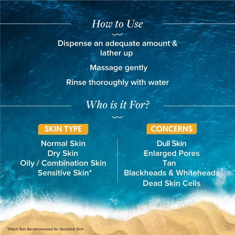 Aqualogica Glow+ Crunchy Face Scrub With papaya extracts and coconut scrub - Vamzn#