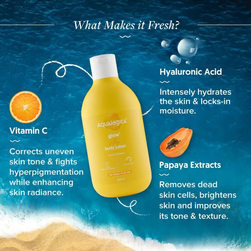 Aqualogica Glow+ Silky Body Lotion - Vamzn#